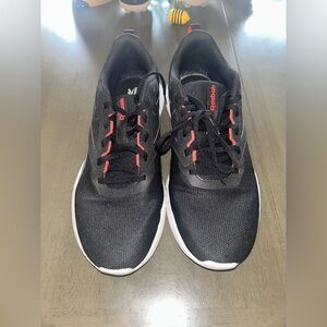 Reebok Men's Black and Red Athletic Sneakers